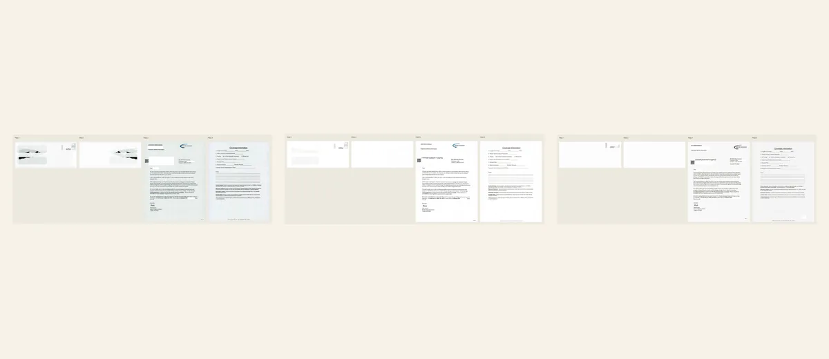 Examples of Vehicle Assurance coverage-information package
