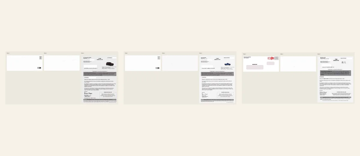 Examples of Vehicle approval-number letter