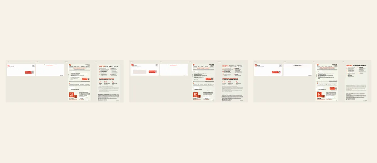 Examples of Private-label card renewal package