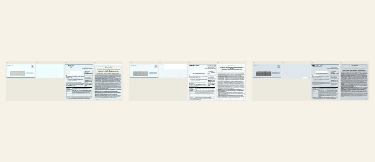 Examples of Barclays partner transfer package
