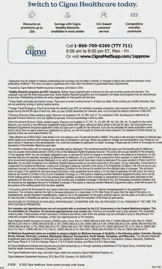 Health insurance direct mail example: Switch-to-plan benefits package. Multi-piece envelope package with a plan-switch message, blue benefit panel, dense letter, and phone response.