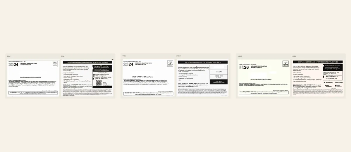 Examples of Coverage-comparison savings letter