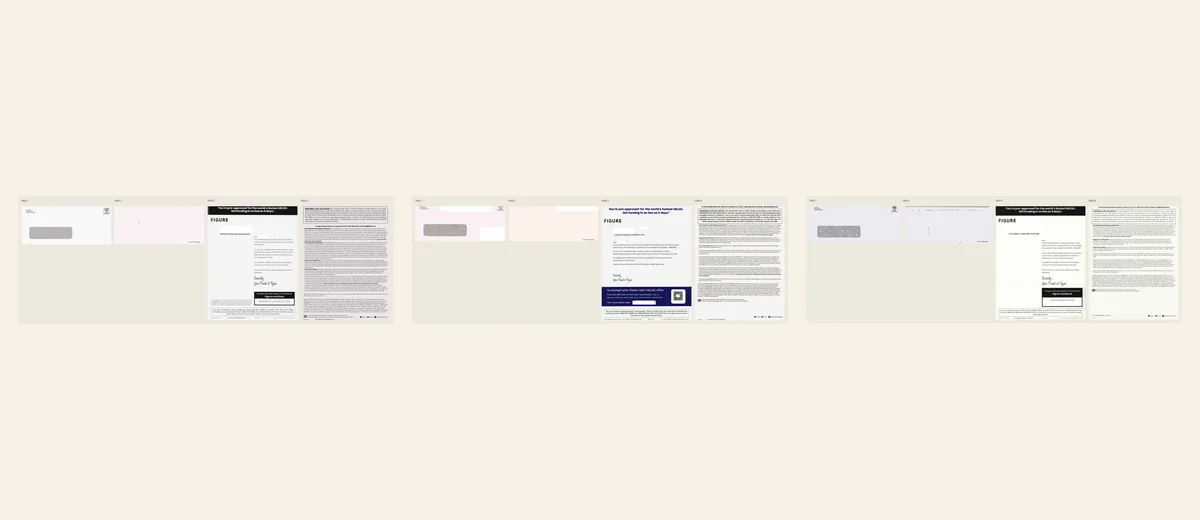 Examples of Figure fastest-HELOC letter