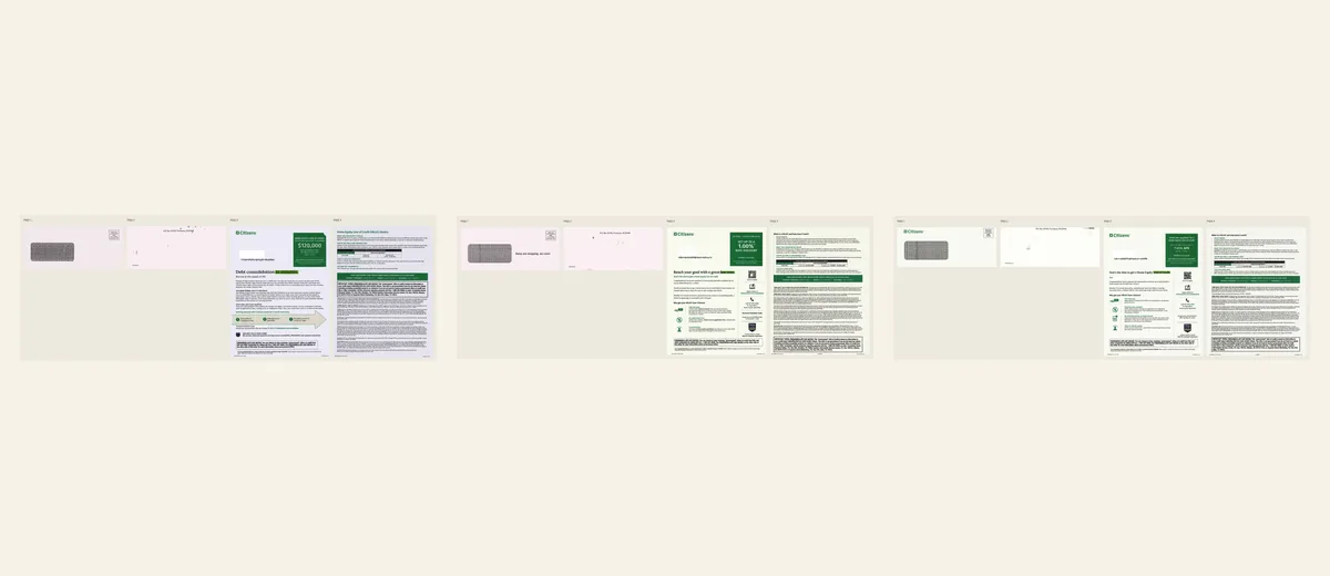 Examples of Green debt-consolidation package