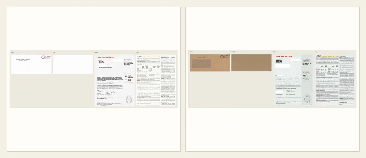 Examples of TruStage accidental-death enrollment package
