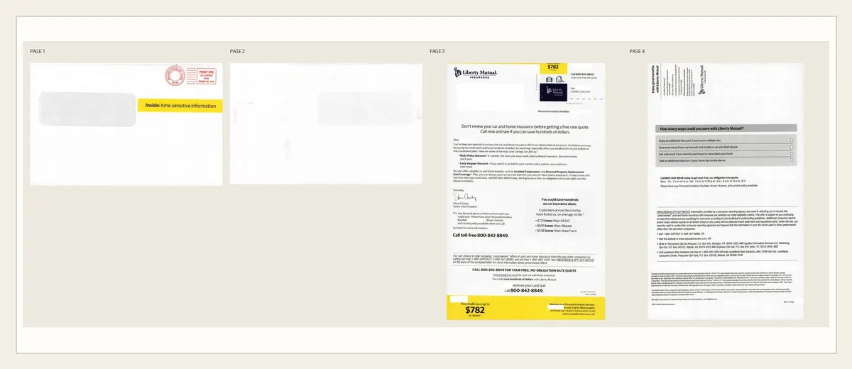 Examples of Liberty Mutual group-auto benefit proposal