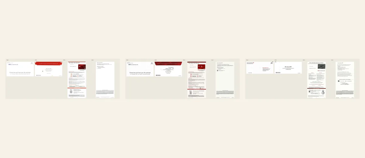 Examples of Bank of America college-savings cash-back variant
