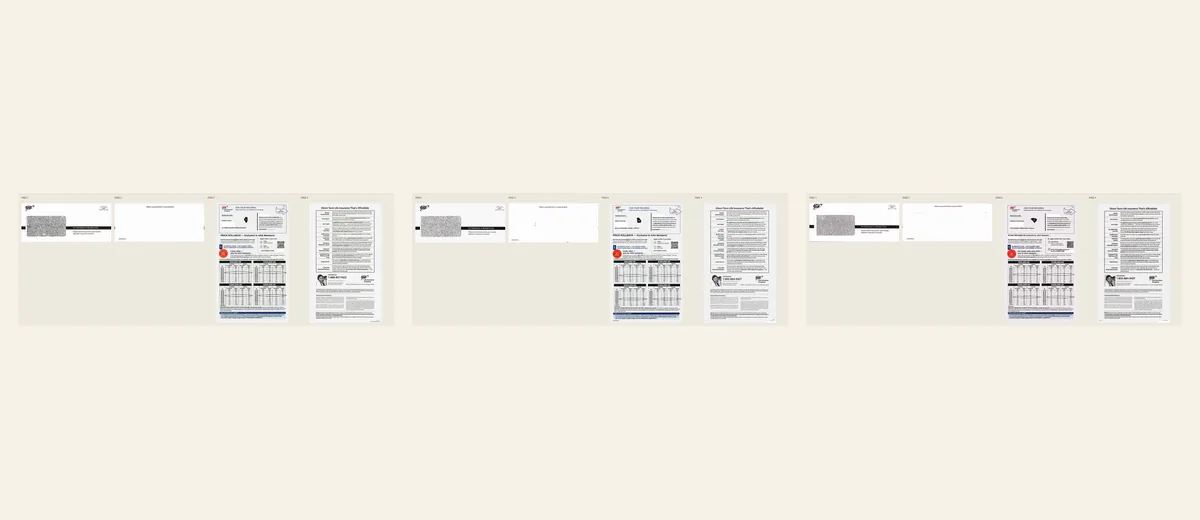 Examples of Direct-term affordability worksheet