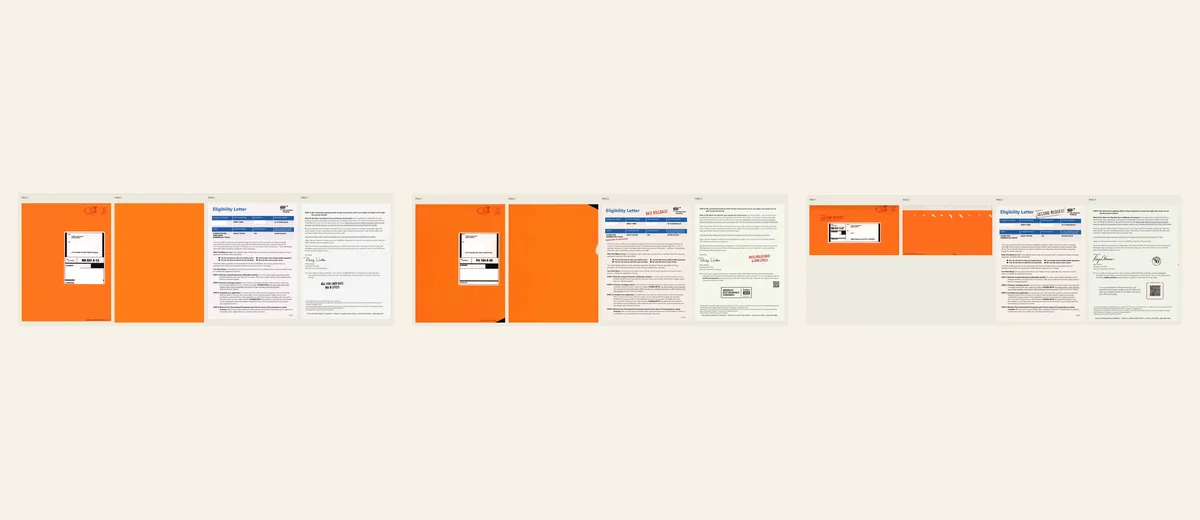 Examples of Orange eligibility self-mailer