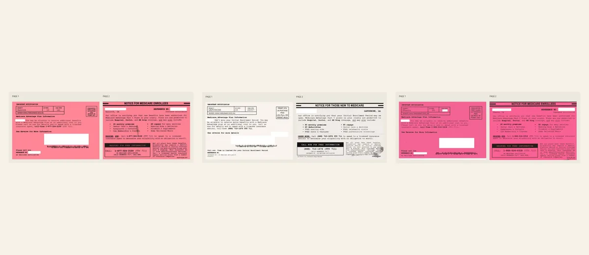 Examples of Pink enrollee information notice