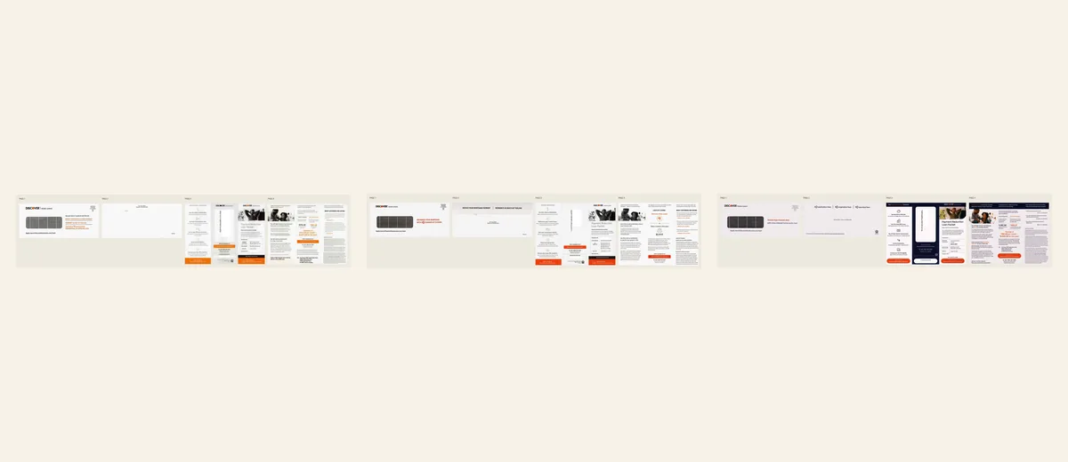 Examples of Discover payment-reduction package