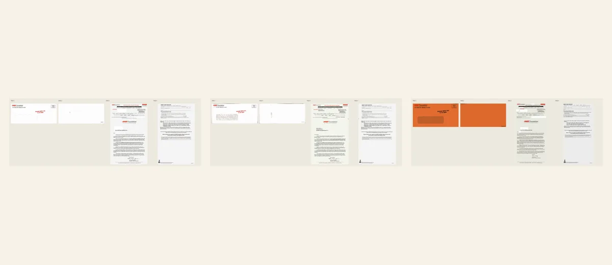 Examples of AARP Foundation deadline-led annual appeal