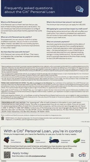 Personal loans direct mail example: Fixed-rate pre-approved loan package. Envelope, fixed-rate and no-fee panel, pre-approved amount, quick-apply QR code, and FAQ insert.