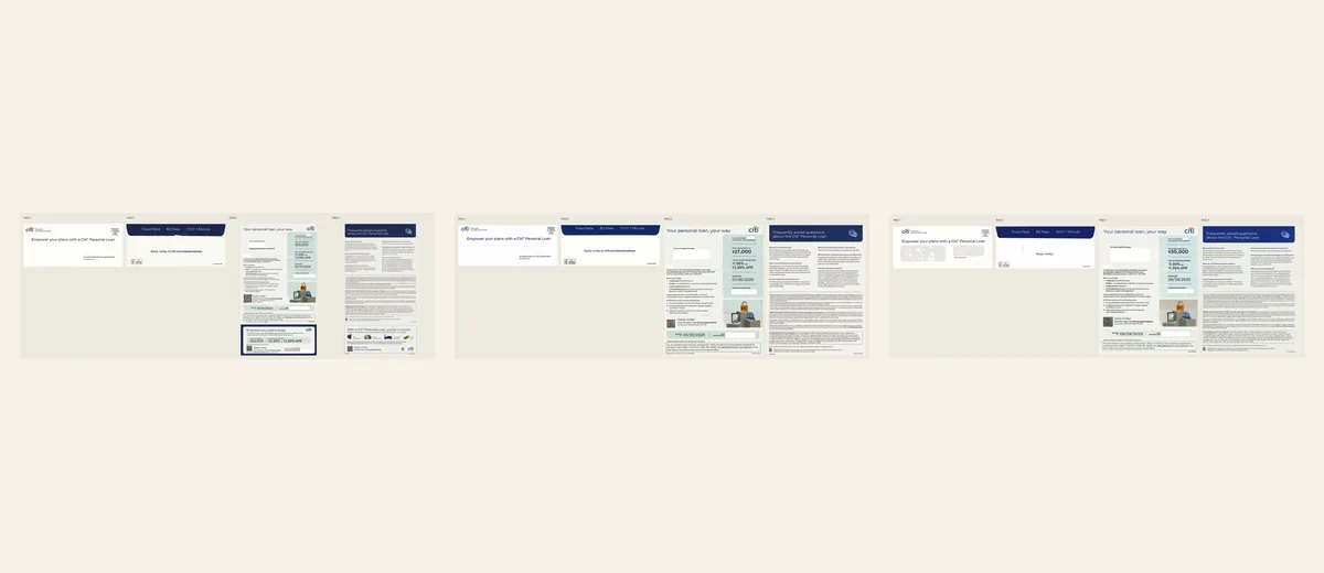Examples of Fixed-rate pre-approved loan package