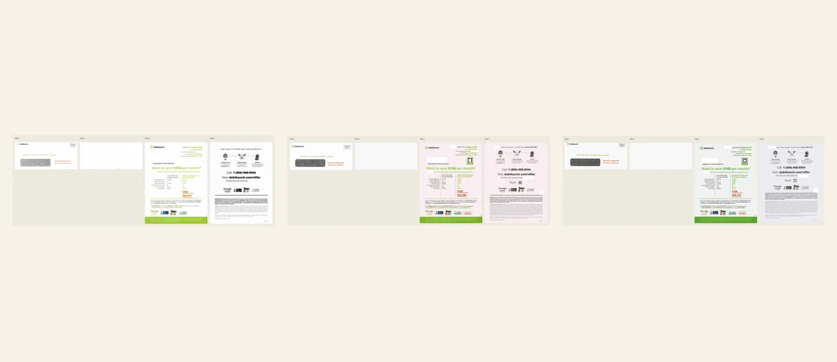 Examples of Debt-consolidation savings package
