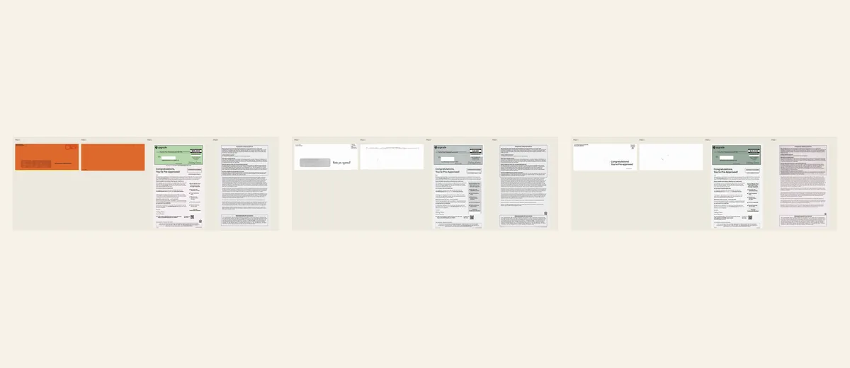 Examples of Orange-envelope pre-approval package