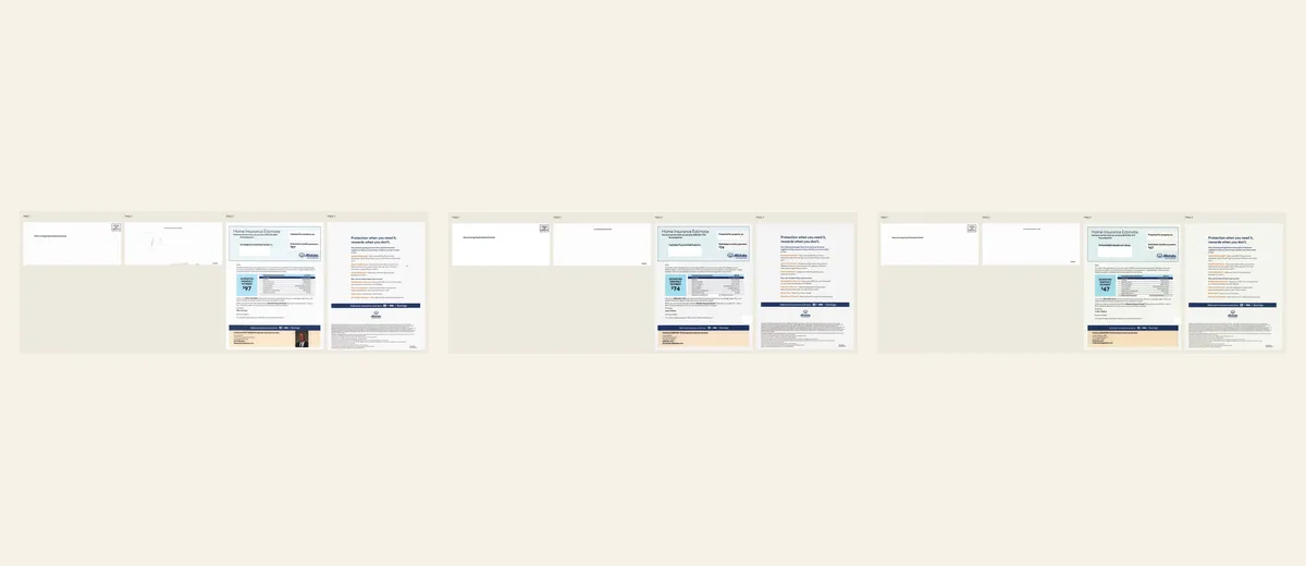 Examples of Home-estimate protection packet