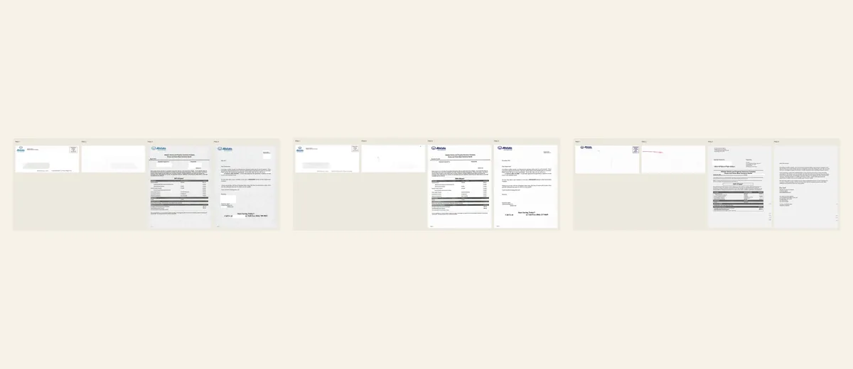 Examples of Homeowners policy summary packet