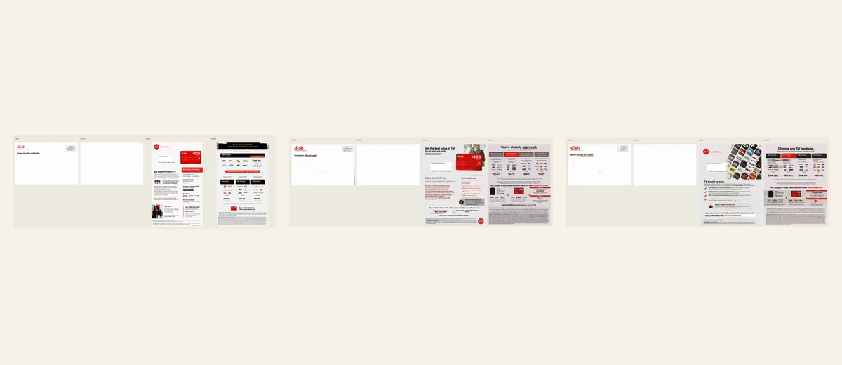 Examples of DISH channel-choice package