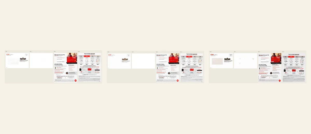 Examples of DISH value-tier offer package