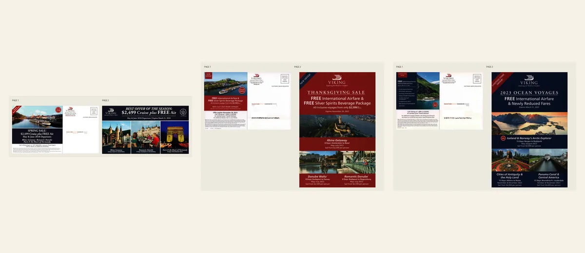 Examples of Viking premium cruise offer