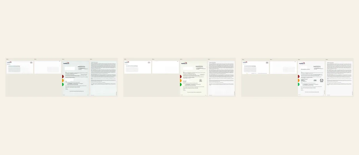 Examples of Capital One auto-financing approval letter